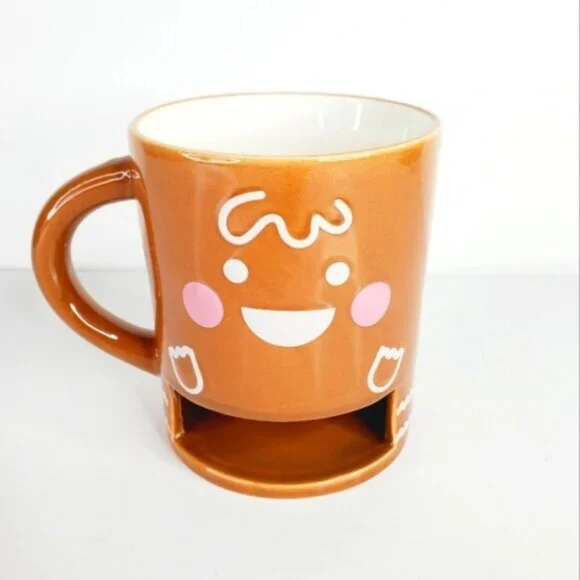 NWOT Indigo Cookie Gingerbread Snack Coffee Holiday Mug - Picture 1 of 5